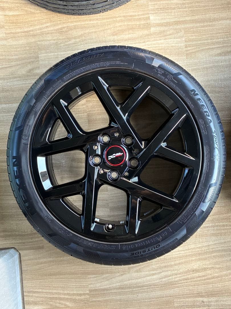 【美品】MINI F66 JCW純正タイヤホイール　17インチ　ネクセンタイヤ