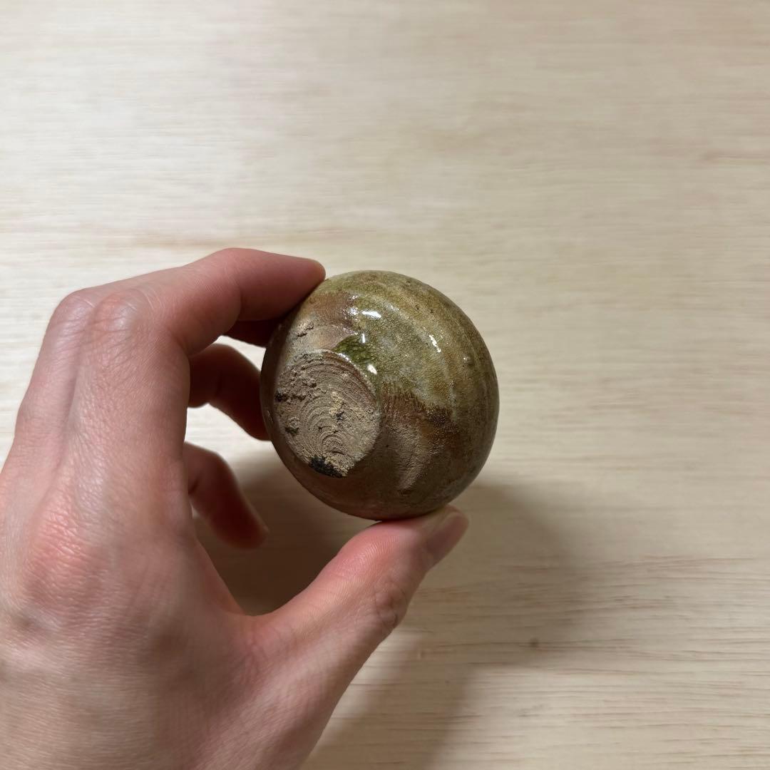 古瀬戸 灰釉 小壷 花器 室町時代 古信楽 古常滑 美濃 山茶碗 古美術 骨董