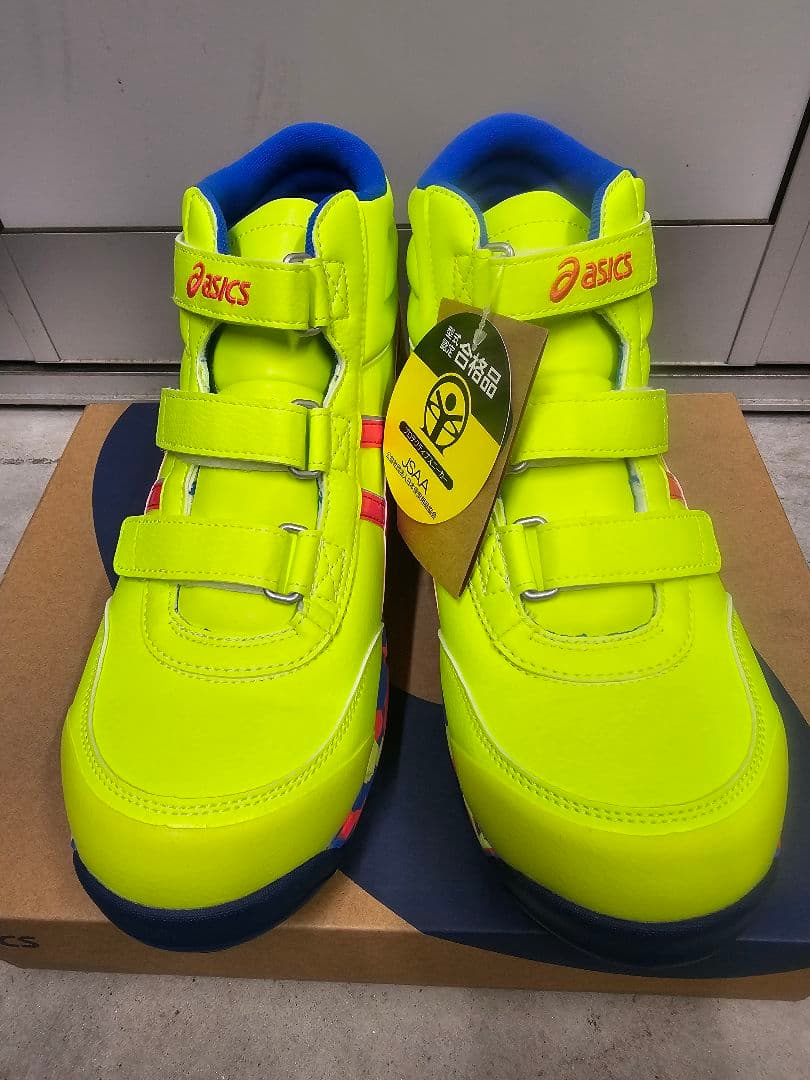 asics WINJON CP302 MARBLE 蛍光イエロー 安全靴