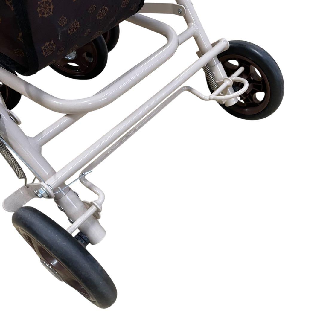 Tacaof 幸和製作所 手押し車 シルバーカー スリム 両手ブレーキ 座面付き