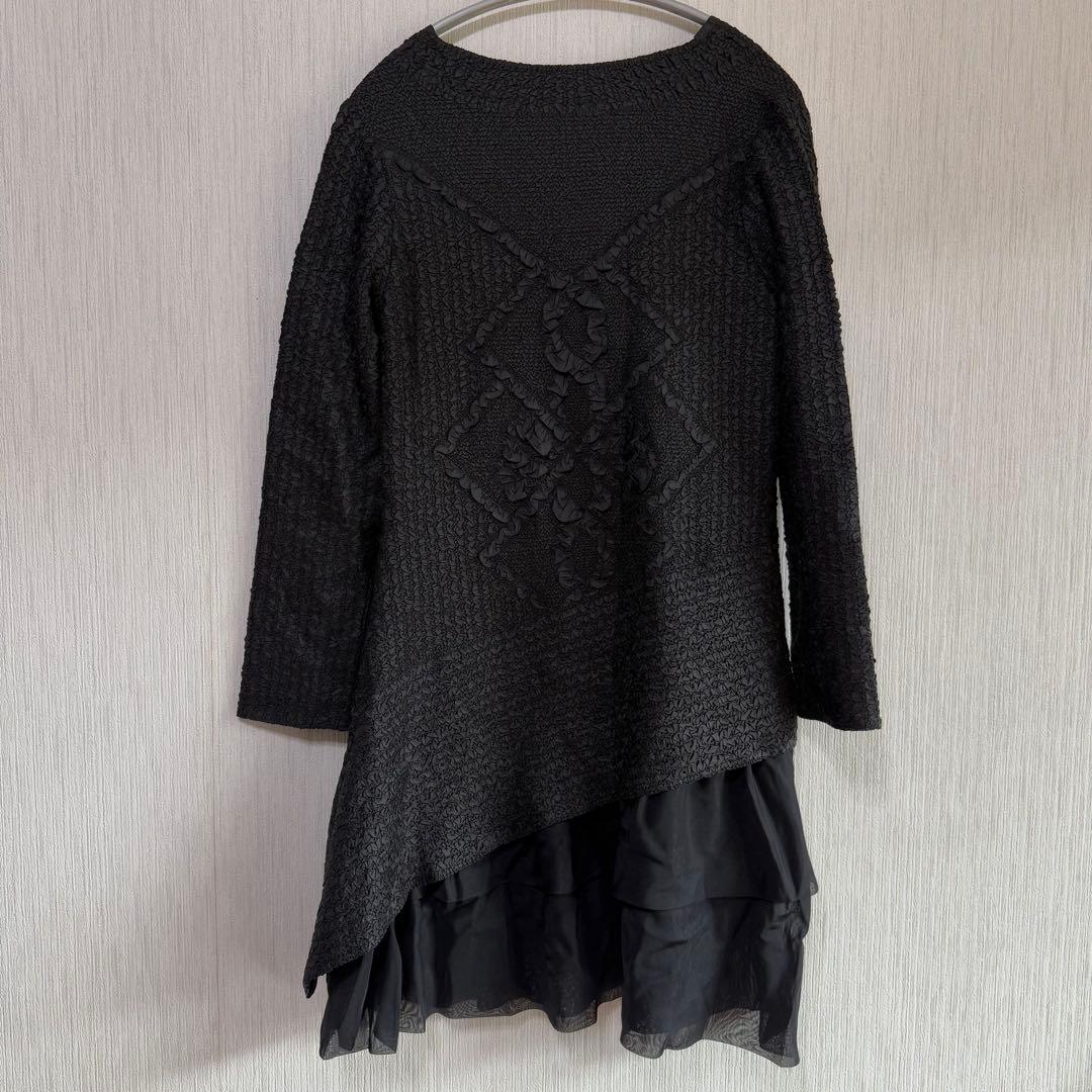 NOKO-OHNO ノコオーノ お花モチーフ アシンメトリーワンピース