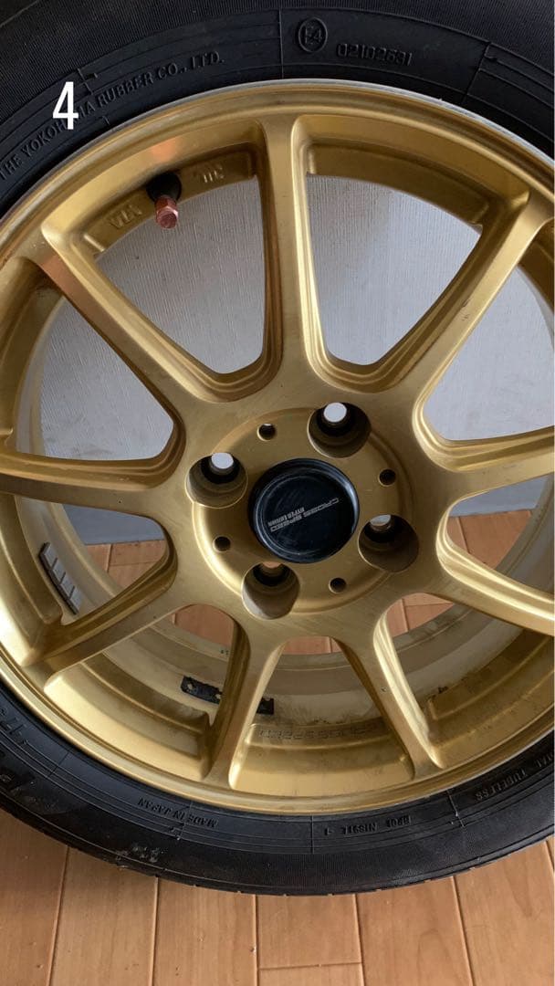 クロススピード15インチ5.5J+43 4穴　175/65R15 *最終値下げ*