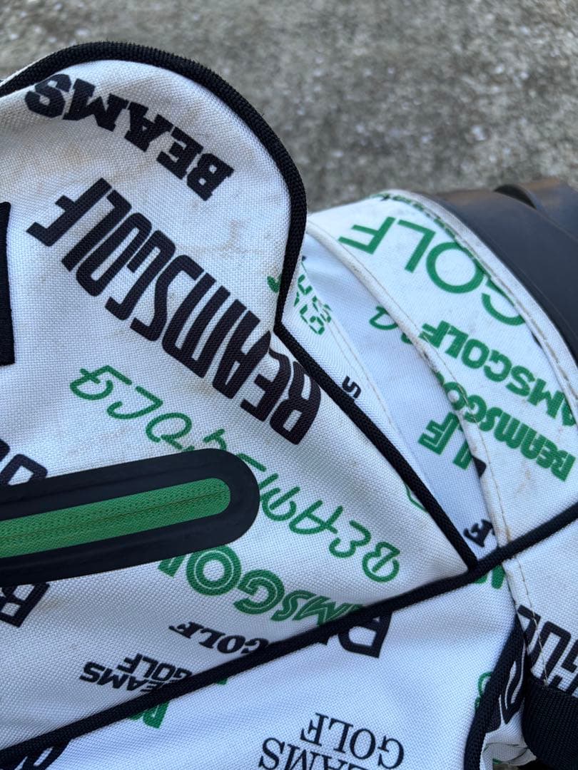 BEAMS GOLF キャディバッグ・ヘッドカバーセット　マルチロゴ　ビームス