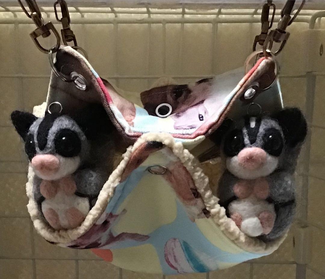 モモンガハウス(わんちゃん・猫ちゃん・リアル)  ボアベージュ 1900円