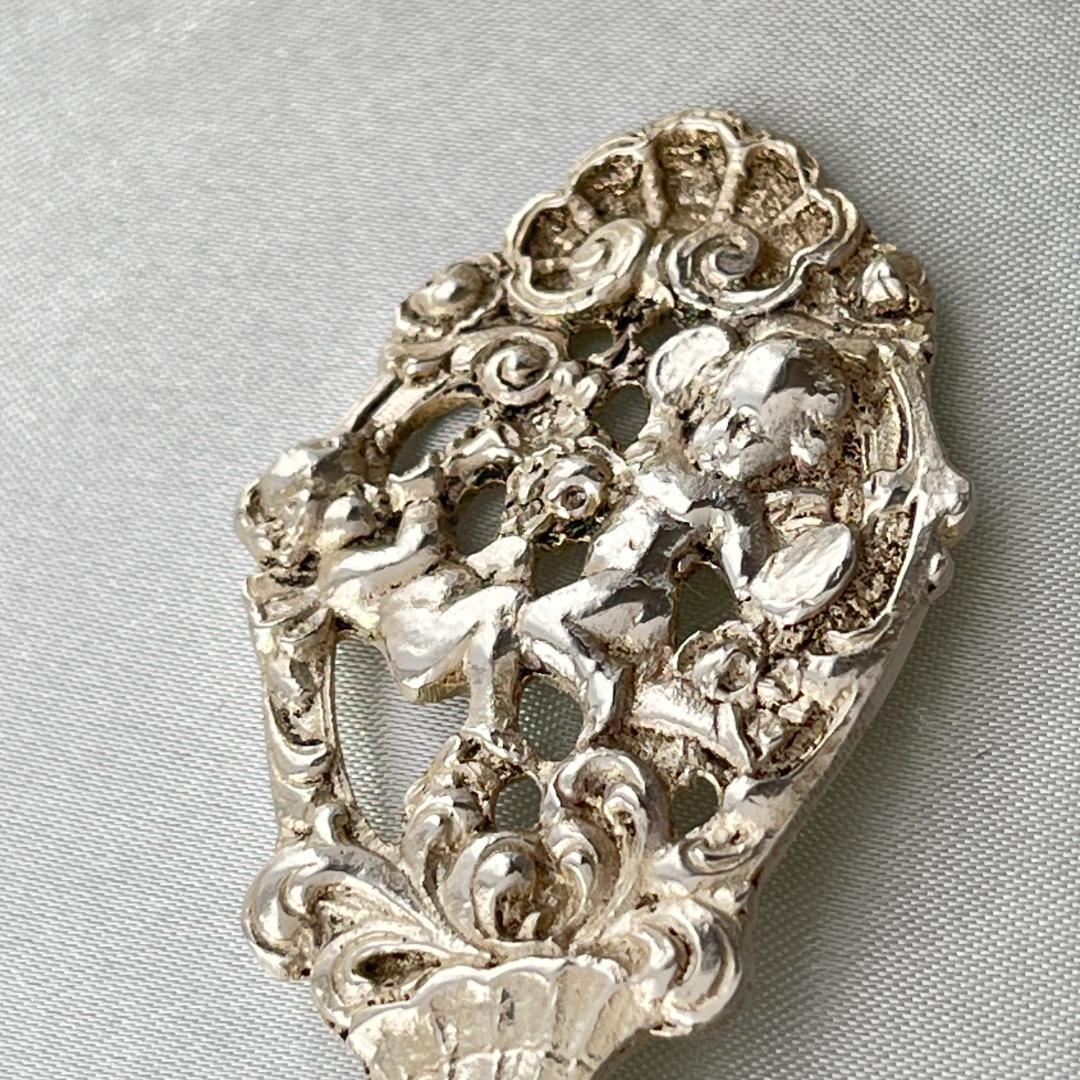 【ドイツ】 天使と薔薇のケーキサーバー【純銀】