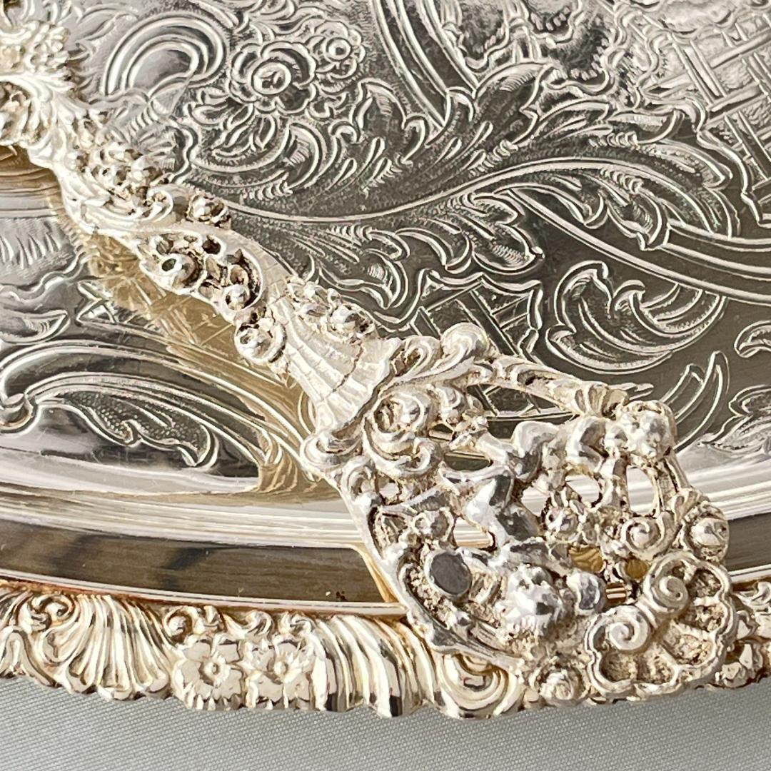 【ドイツ】 天使と薔薇のケーキサーバー【純銀】