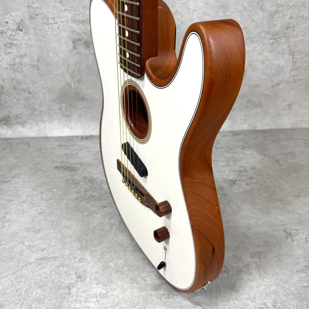 【激レア】フェンダー アコスタソニック テレキャス 美品 ホワイト メンテ済み