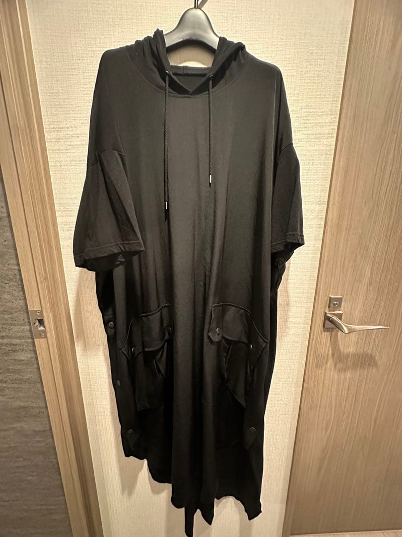 Ground Y フード付　ポンチョ　チュニック　半袖　　　ユニセックス