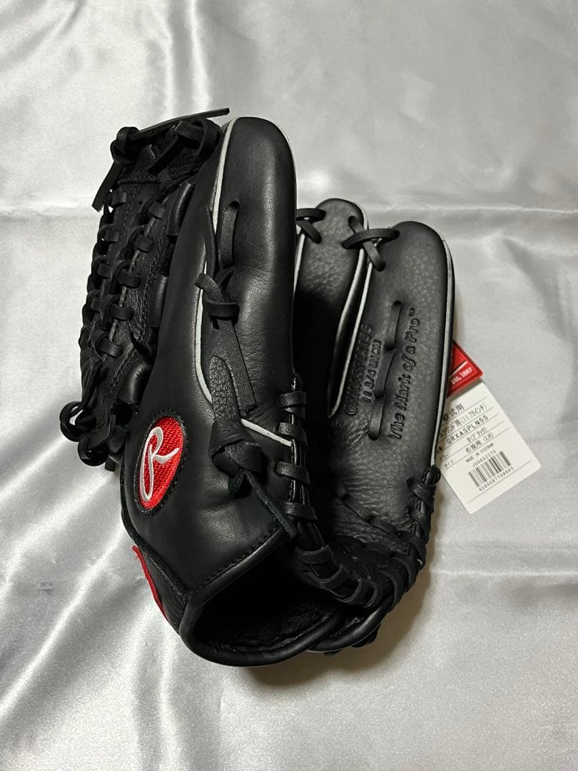 ローリングス　Rawlings 軟式グローブ ブラック【新品未使用タグ付き】
