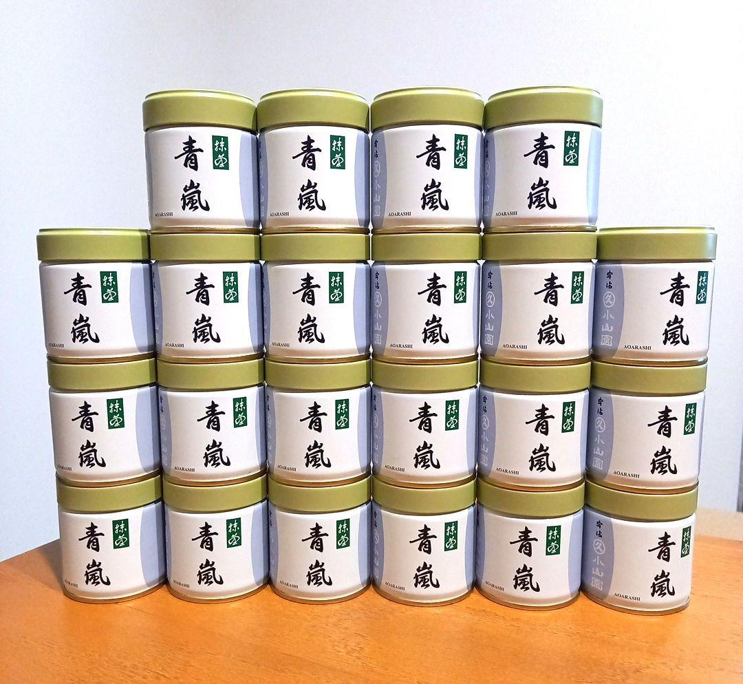 新品未開封 京都 丸久小山園 抹茶 青嵐 40g缶 22個