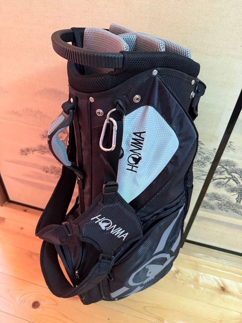 HONMA キャディバッグ ブラック/グレー