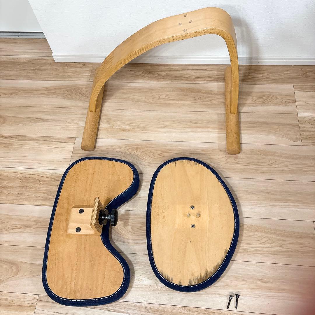 ✨良品✨ バランスチェア バランスイージー ネイビー 取扱説明書付き 送料無料