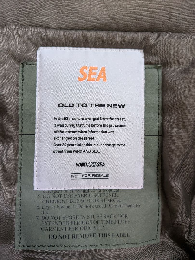 ジャケット・アウター WIND AND SEA LEVEL7 A32REFLEC PFU JACKET