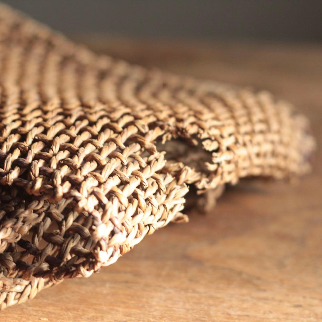 戦時中統制下 植物で編まれた 国民学校ランドセル 古道具 アンティーク オブジェ