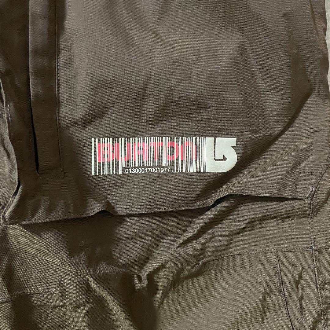 burtonバートンスキーパンツスノーボードウェアズボン下茶色ブラウンロゴ希少
