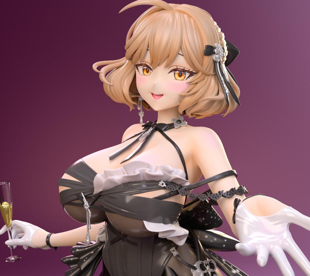 NIKKE：勝利の女神　アニス　ドレスver.　フィギュア　ガレージキット