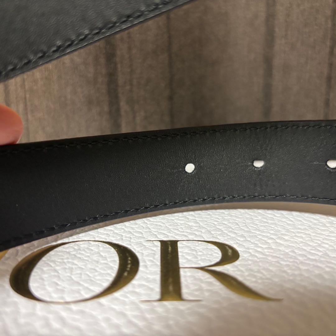 ロエベ　リバーシブル アナグラム ベルト（スムースカーフ）