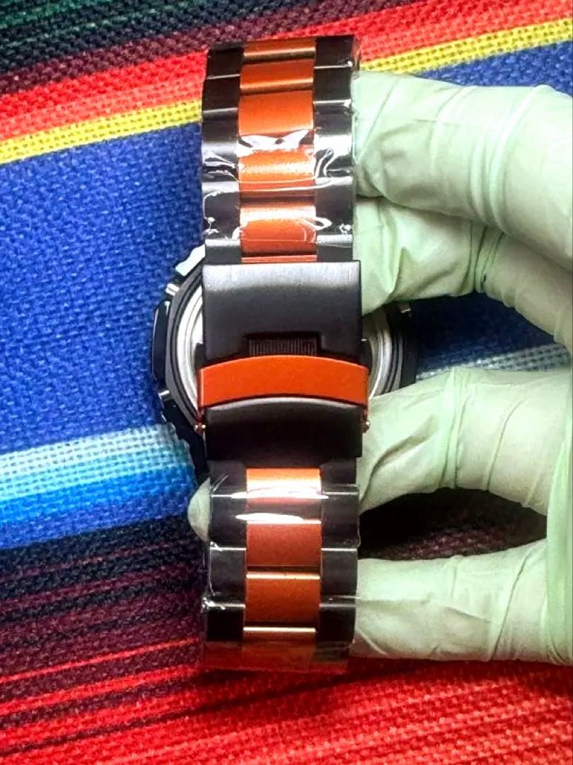 G-SHOCK ネイティブ柄、メタルバンドカスタマイズ　GA-2100