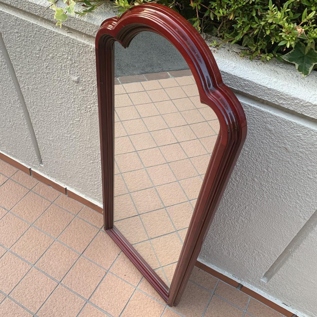 全国送料無料　アンティーク　輸入家具　海外製　木製　姿見鏡　ウォールミラー