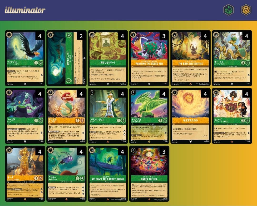 ロルカナ　アンバー　エメラルド　デッキ