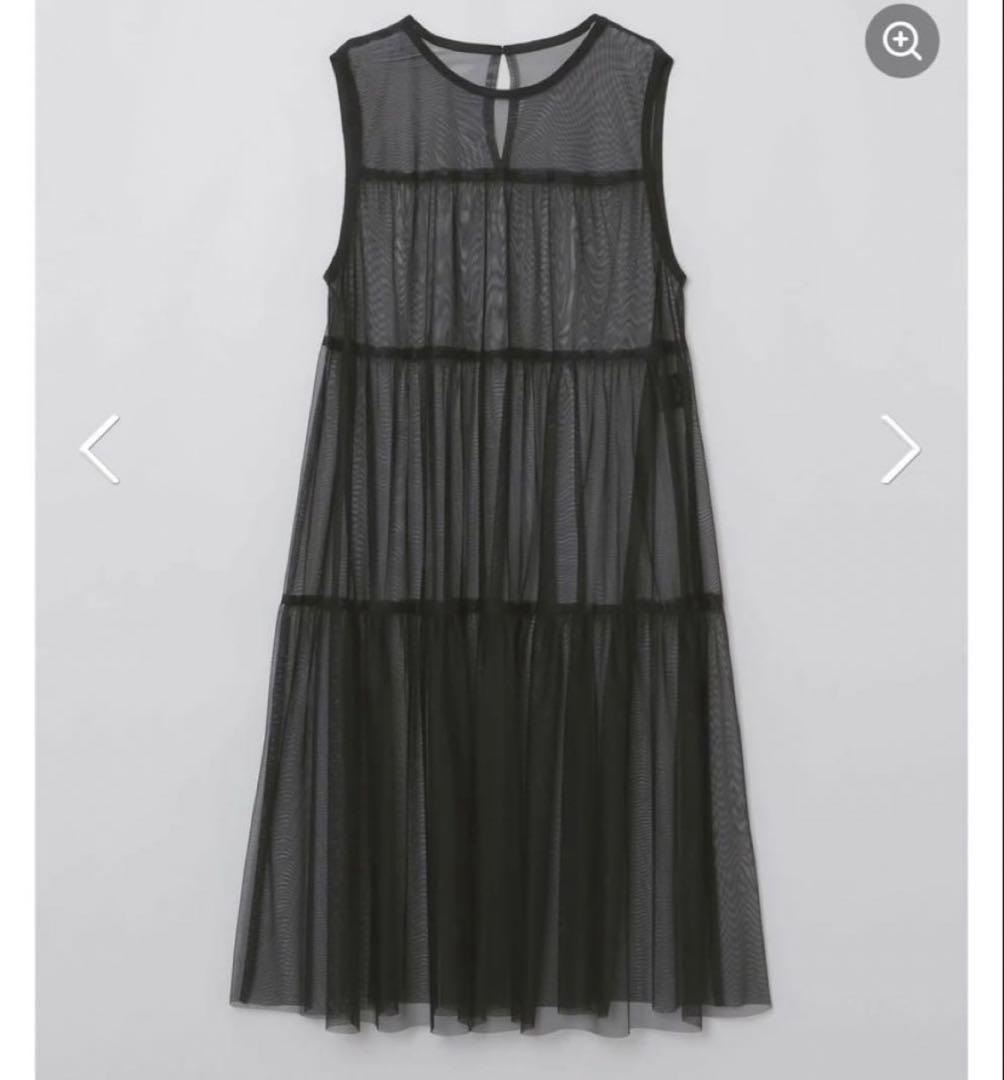 ブルーレーベルソフトチュールセットドレスブラックサイズ38