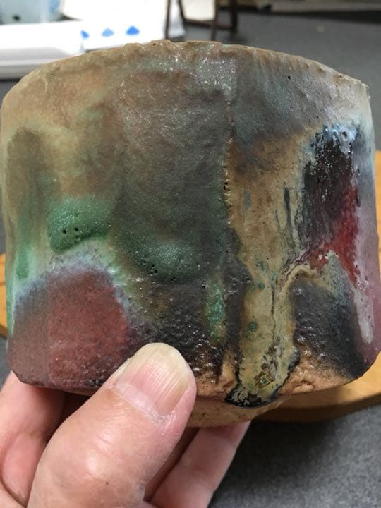 加藤十代久作　重ねの色目茶碗　絶品❗️個展作品です購入したいものがありお値下げ可能