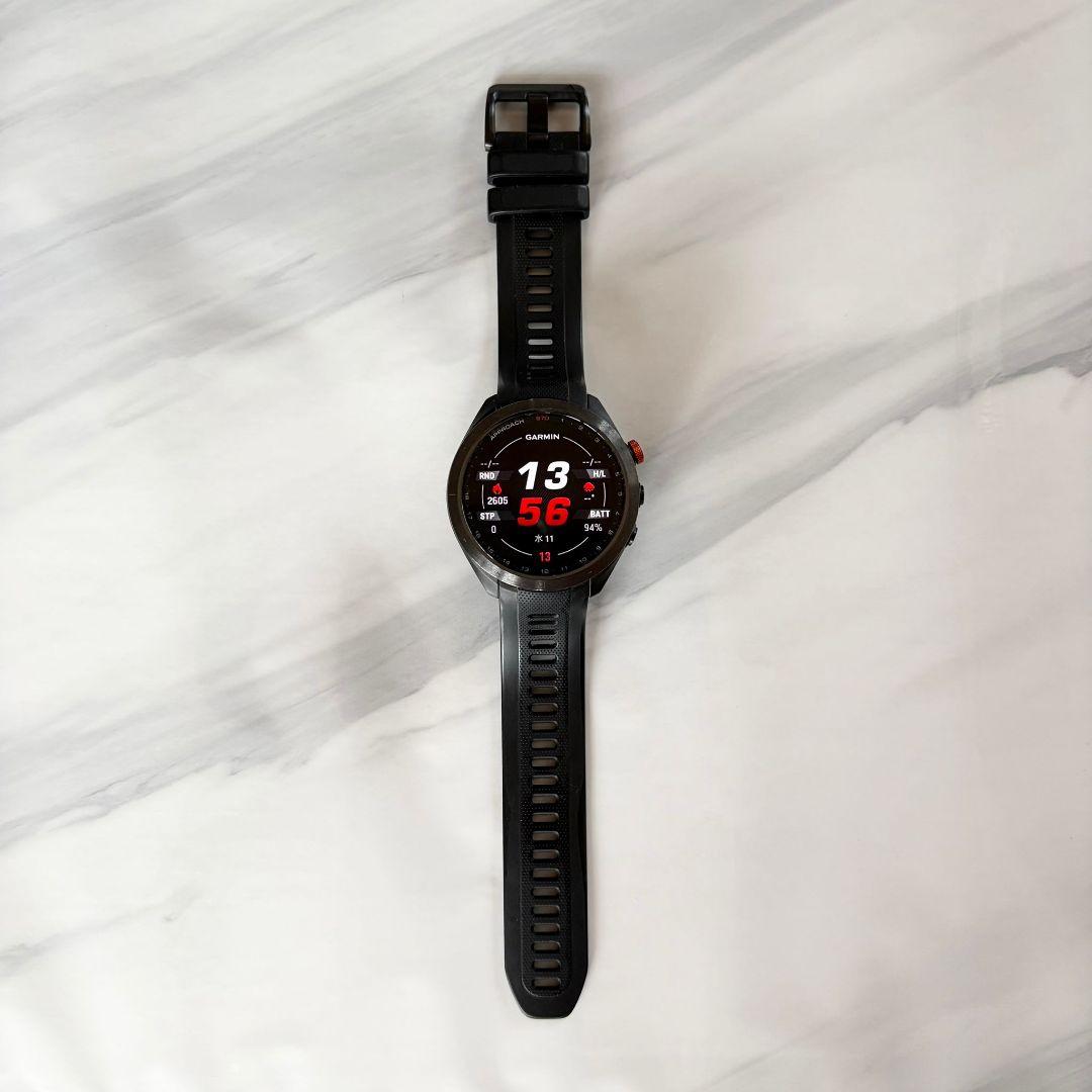 美品 GARMIN Approach S70 47mm ブラック
