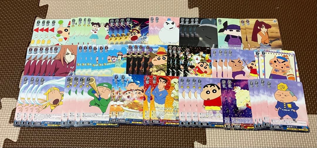 ヴァイスシュヴァルツ　WS クレヨンしんちゃん　門電源　8電源　デッキ　クレしん