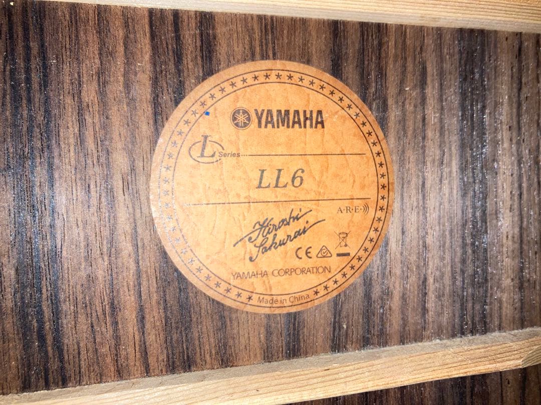 YAMAHA LL6 are アコースティックギター