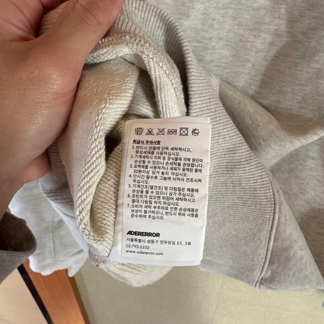 【美品/正規品】ADER ERROR スウェット XSアーダーエラー