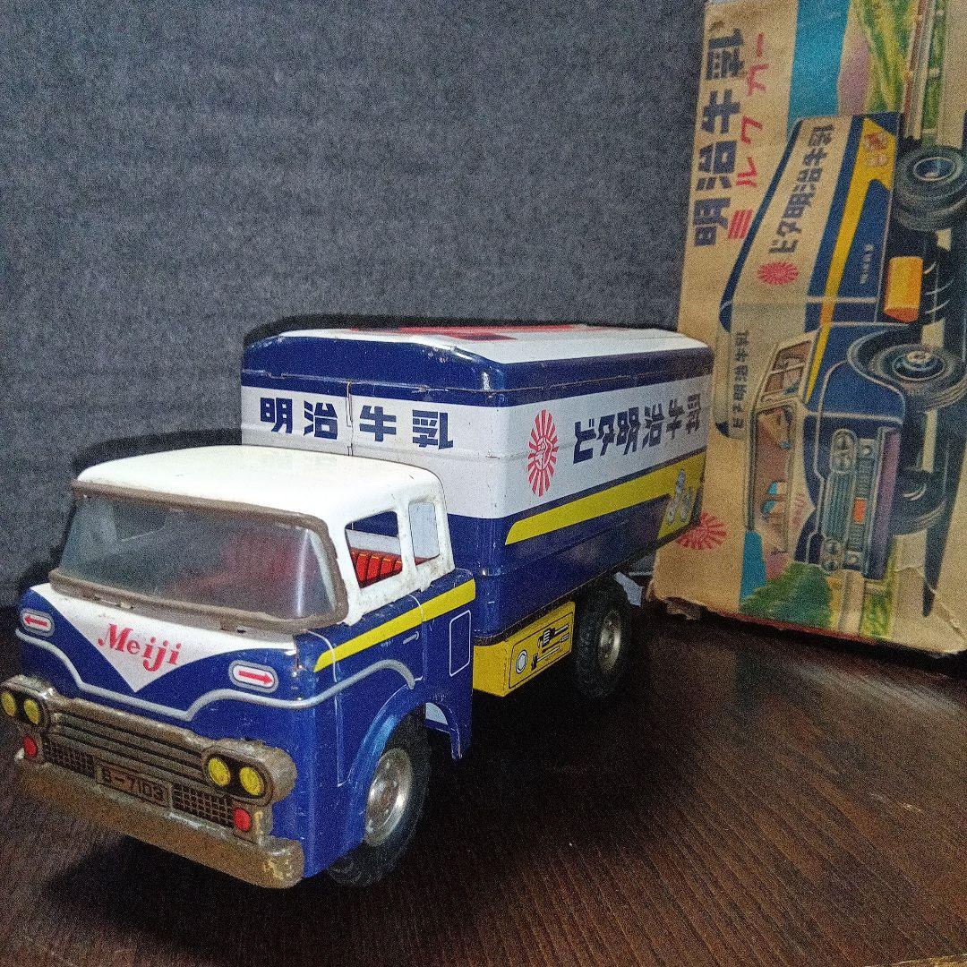 当時物ブリキの玩具 ビタ明治牛乳ミルクトラック