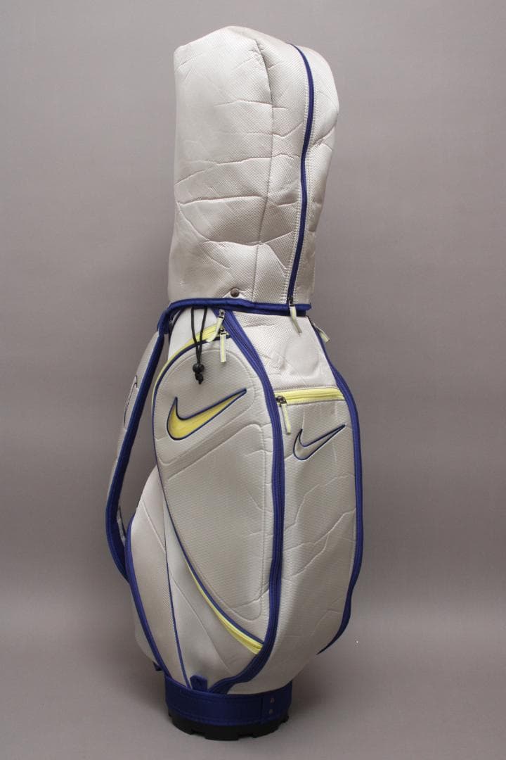 未使用に近い/NIKEナイキ/キャディバッグ/9型/カート/シルバー/美品