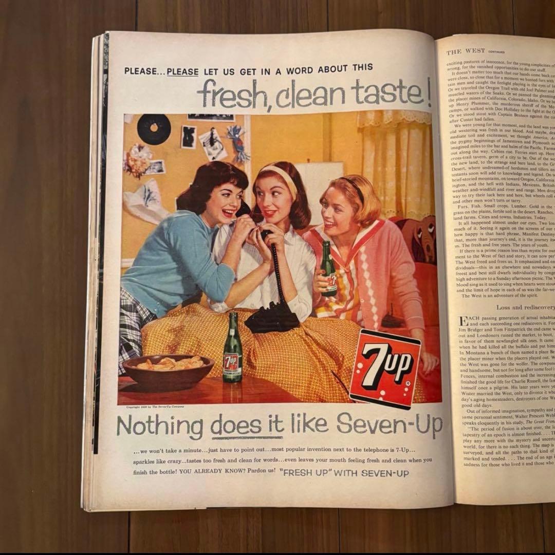 【LIFE magazine】3冊セット⭐︎7UP広告あり