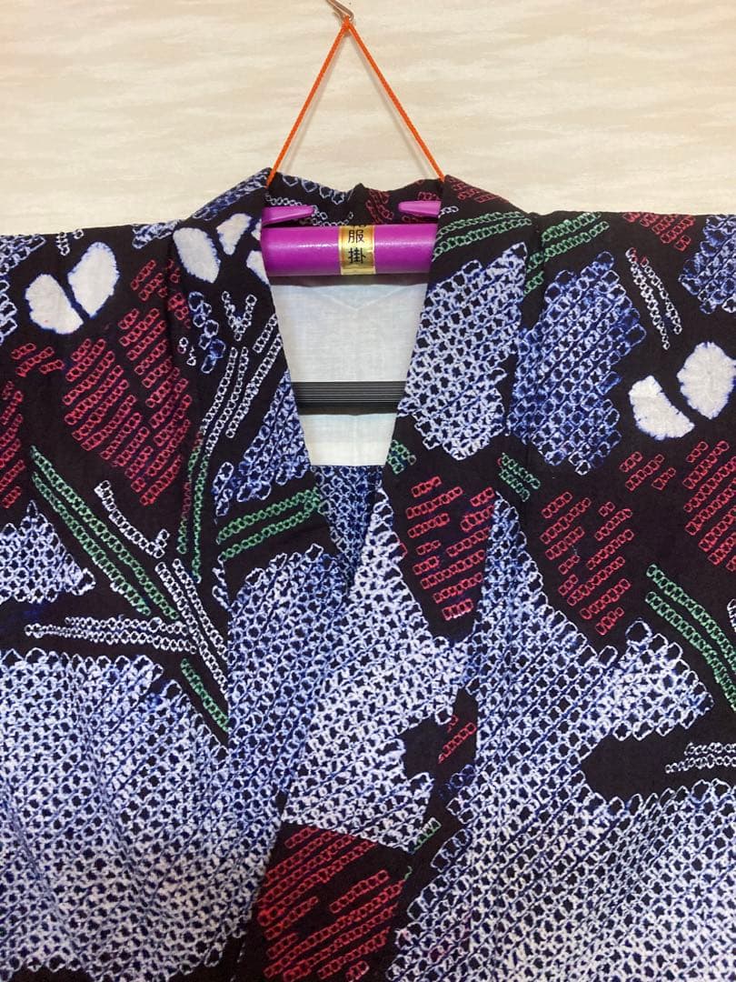 有松絞り　絞り浴衣　③