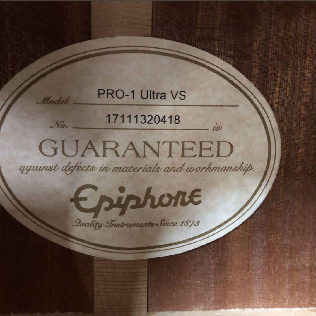 エピフォン エレアコ アコースティックギター PRO-1 Ultra VS
