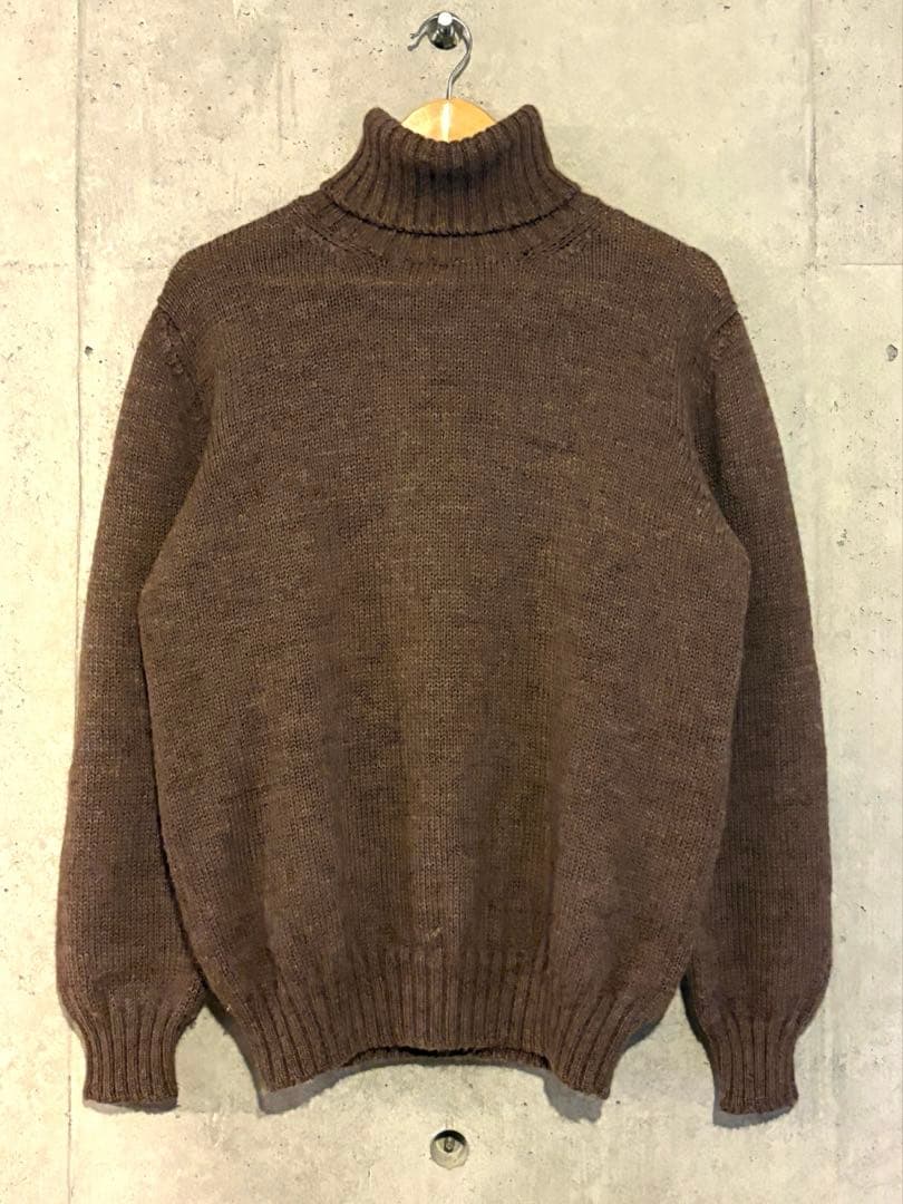 トップス DE BONNE FACTURE JERSEY TURTLE NECK KNIT