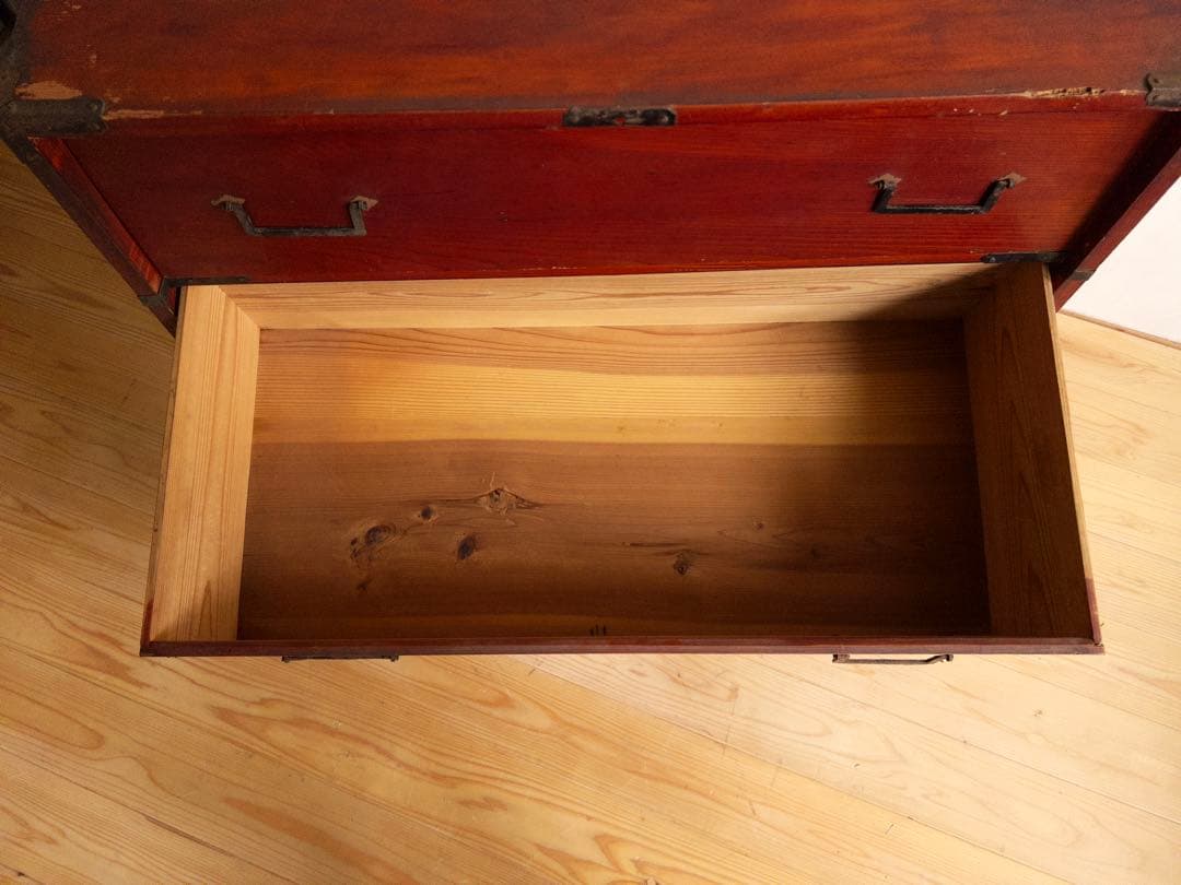 和箪笥　4段　古道具　古家具　和家具　ビンテージ　アンティーク　レトロ