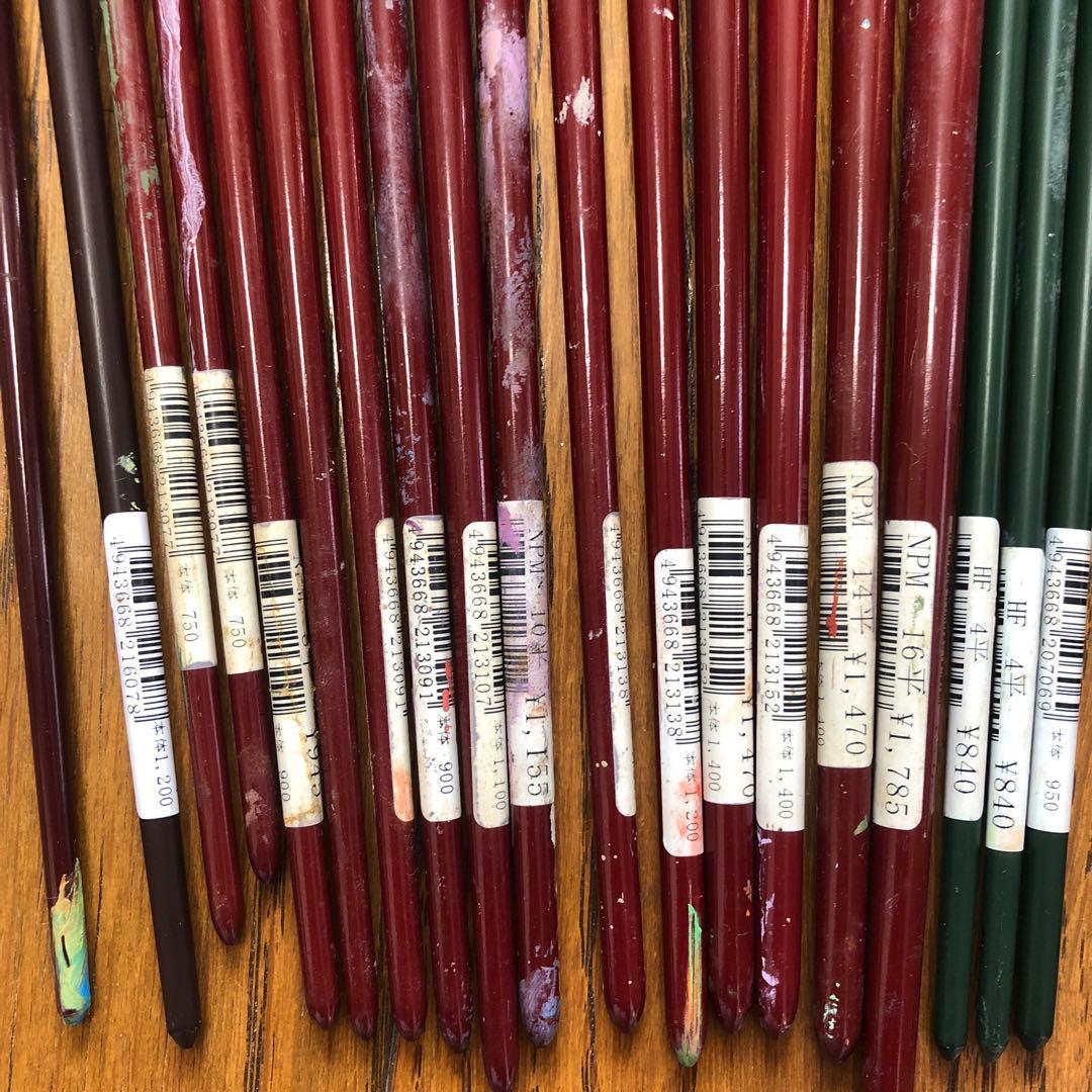 名村油彩筆25本ラファエル・レンブラント・刷毛【34本セット】オイル3本セット