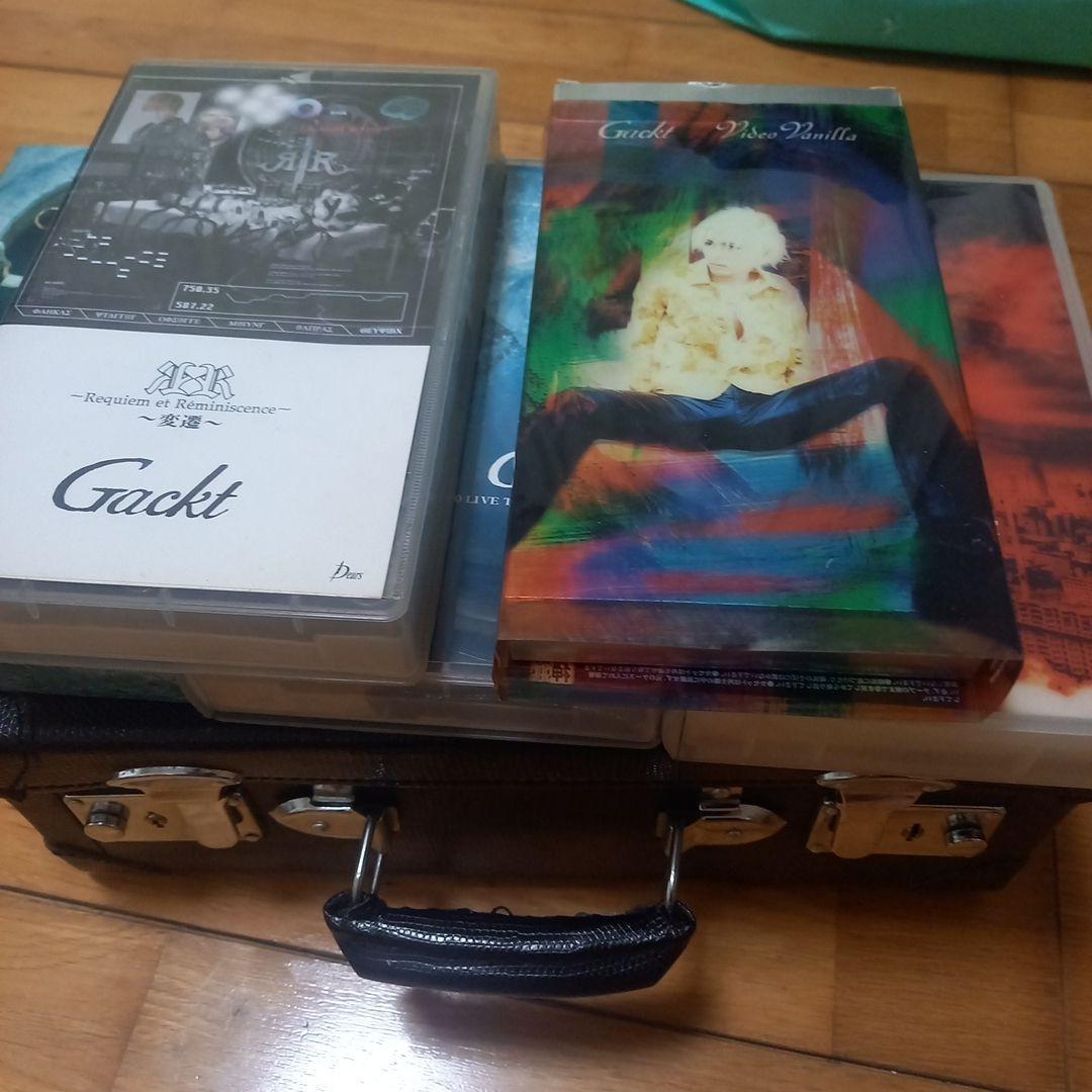 Gackt　ミニトランク　5本ビデオ付き