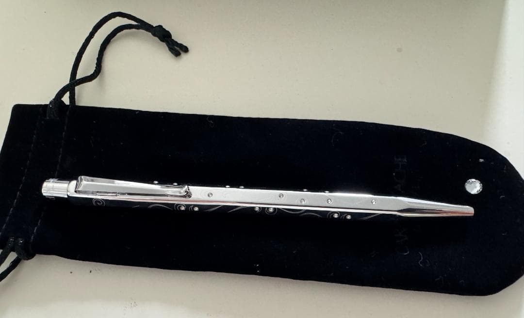 希少　カランダッシュ エクリドール スワロフスキー ボールペン