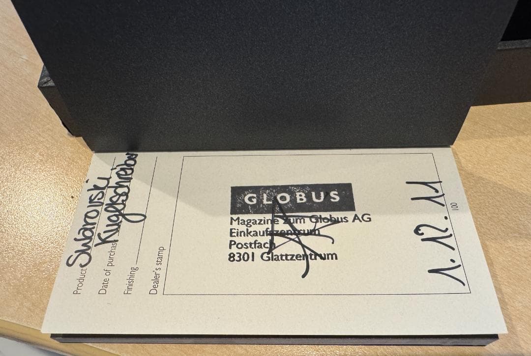 希少　カランダッシュ エクリドール スワロフスキー ボールペン