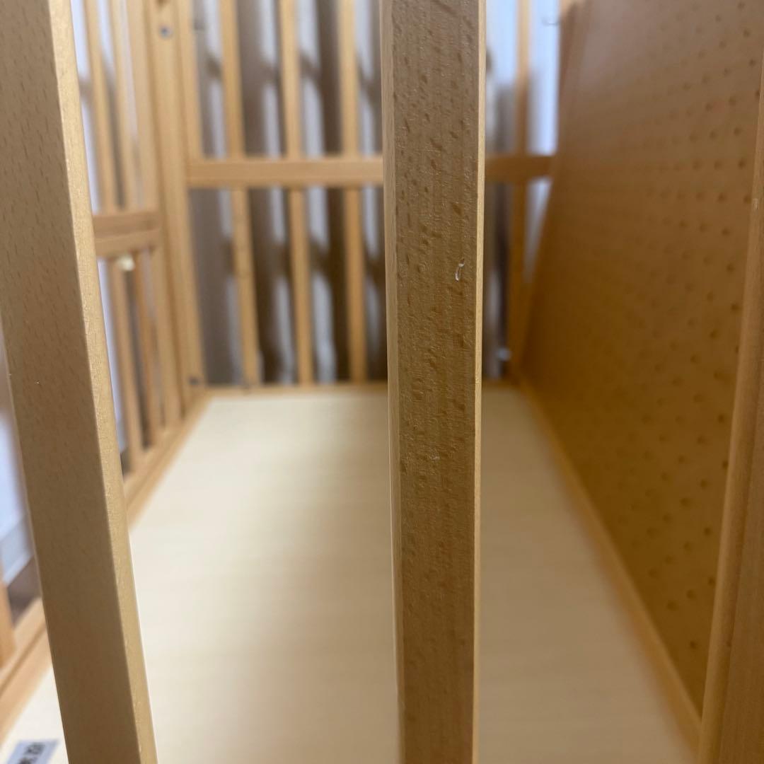 ヤマサキ　ツーオープンベビーベッド　b-side