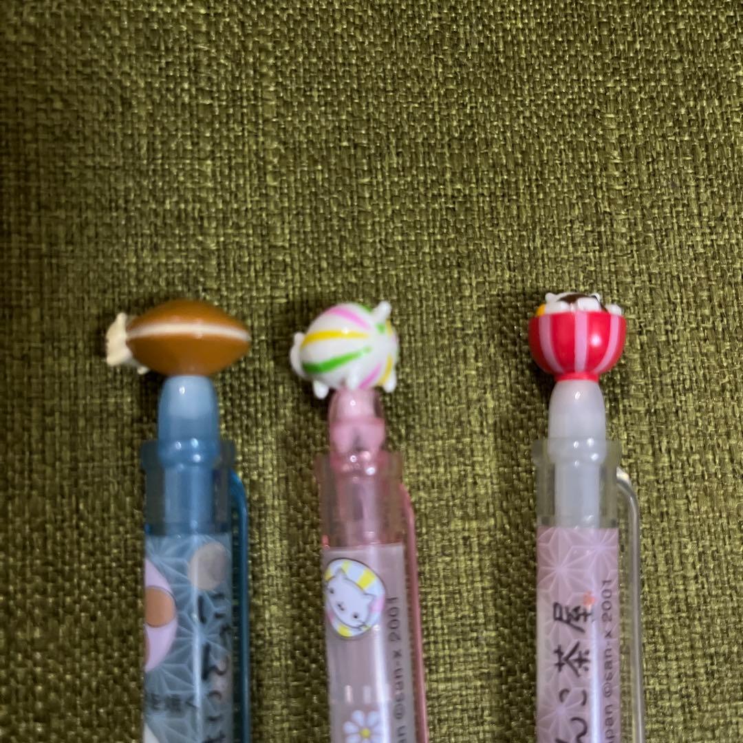 平成レトロ　サンエックス　にゃんにゃんにゃんこ　にゃんこ茶屋　シャーペン　レア