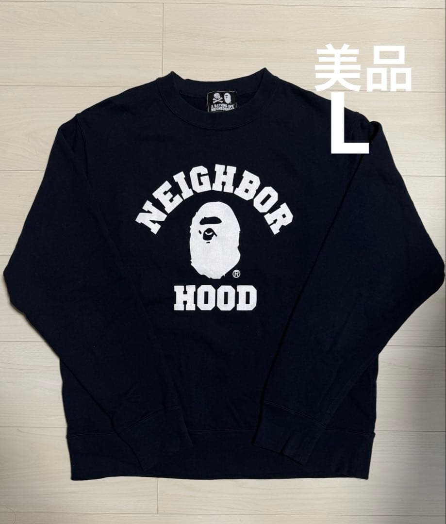 A BATHING APE NEIGHBORHOOD コラボ　Crewneck