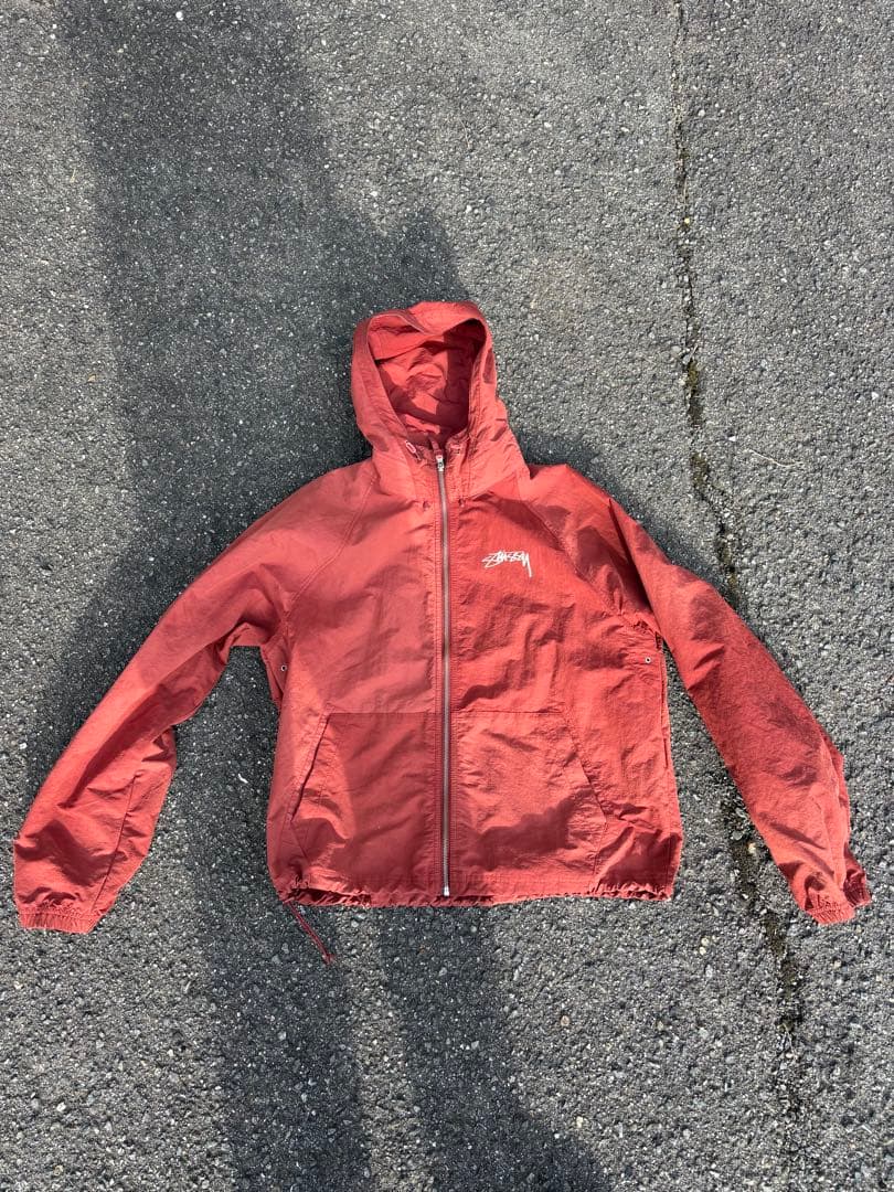 Stussy シェルジャケット　赤