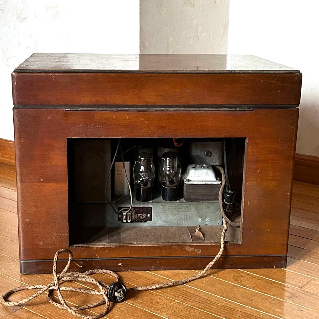 日本ビクター SRE-15 卓上電蓄　真空管ラジオ　昭和レトロ　1947年製