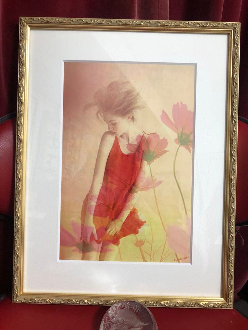 2024年100人100点絵画入賞 Piero Hearts 夏ガーデン