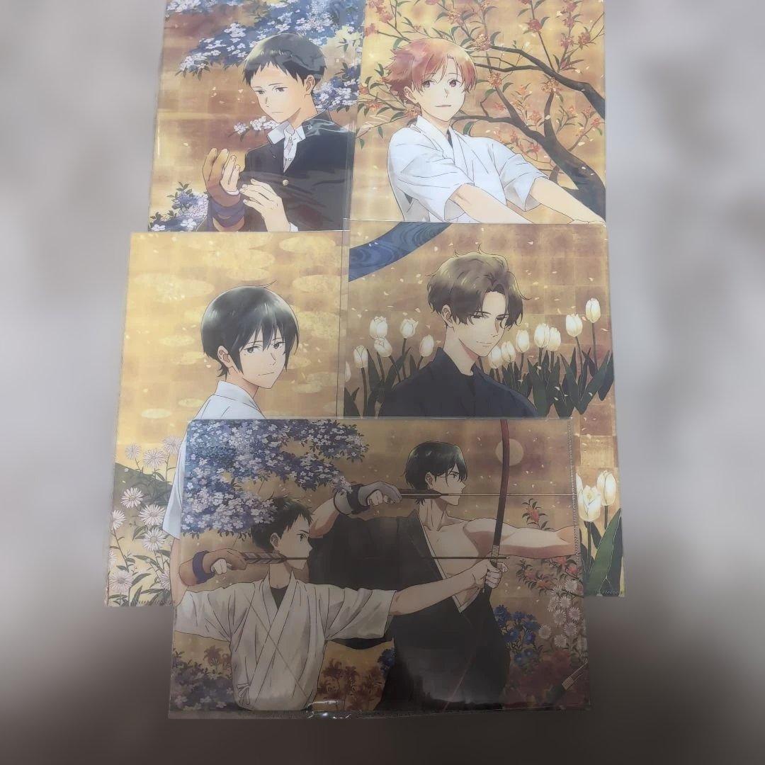 ツルネ　アートクリアファイル5枚セット