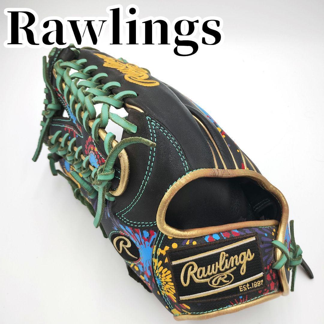 希少 ローリングス HOH GRAPHIC 軟式用 外野手 左投げ 花火モデル