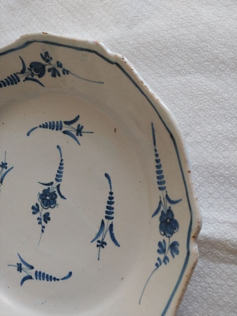 フランスアンティークプレート C ムスティエ　希少